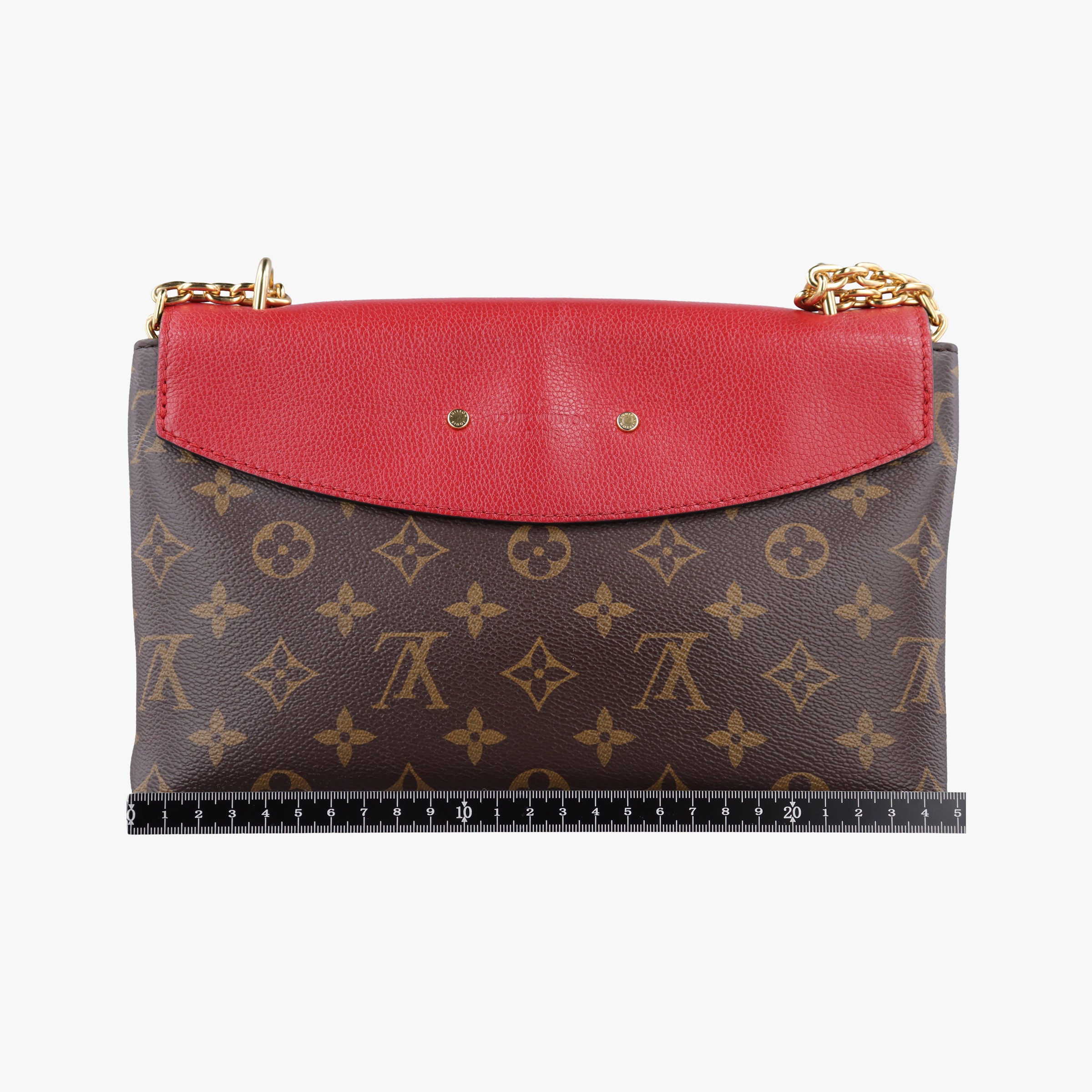 SAINT PLACIDE brown×CERISE Monogram Canvas×calf leather M43713 CA3127 IC Chipサンプラシード モノグラム/ブラウン×スリーズ モノグラムキャンバス×カーフレザー M43713 CA3127 ICチップ