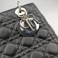 Secondhand Christian Dior Lady Dior Black lambskin  shoulderbag | stylenewstar