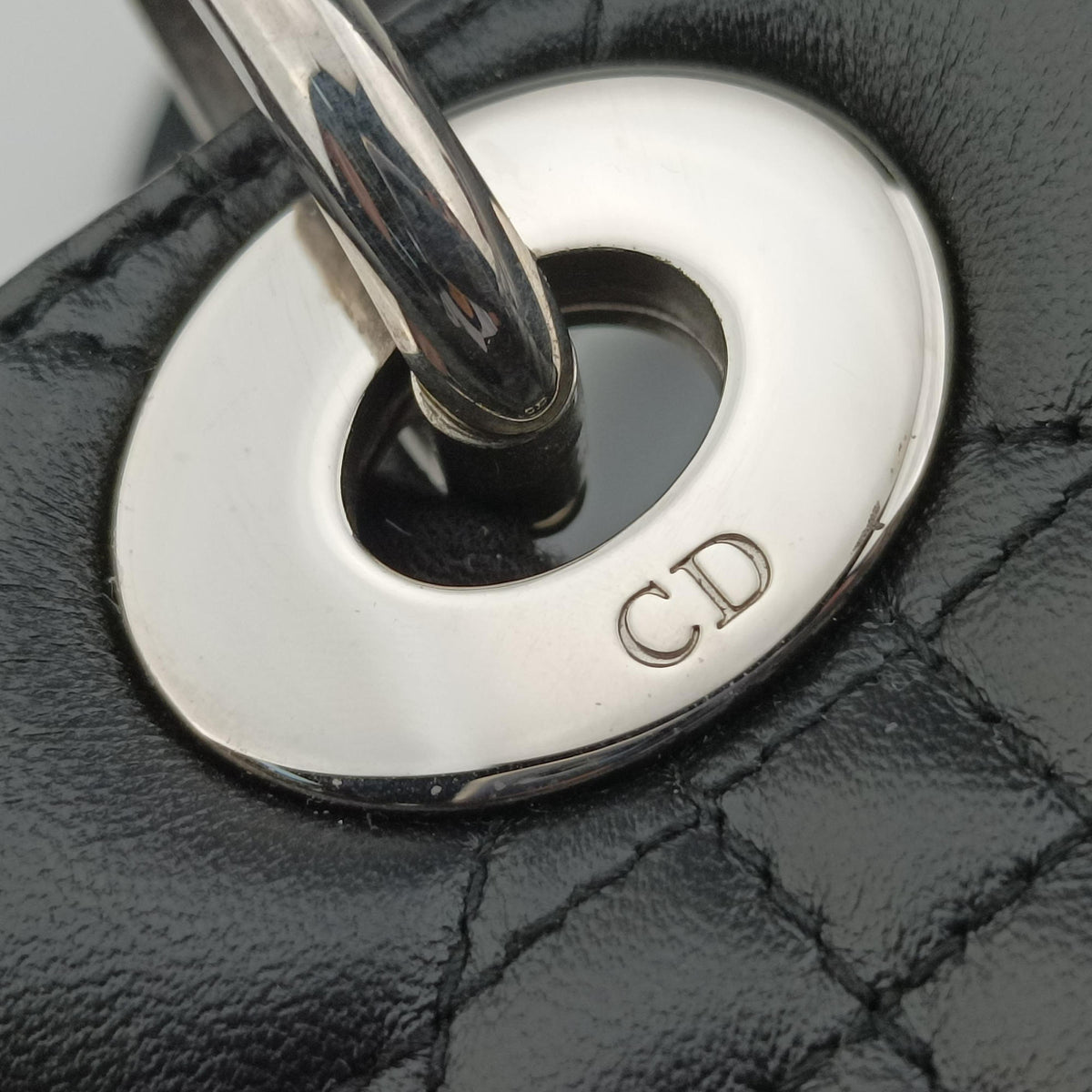 Secondhand Christian Dior Lady Dior Black lambskin  shoulderbag | stylenewstar