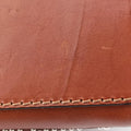 Studded Turn-Lock Brown Leather スタッズ ターンロック ブラウン レザー 