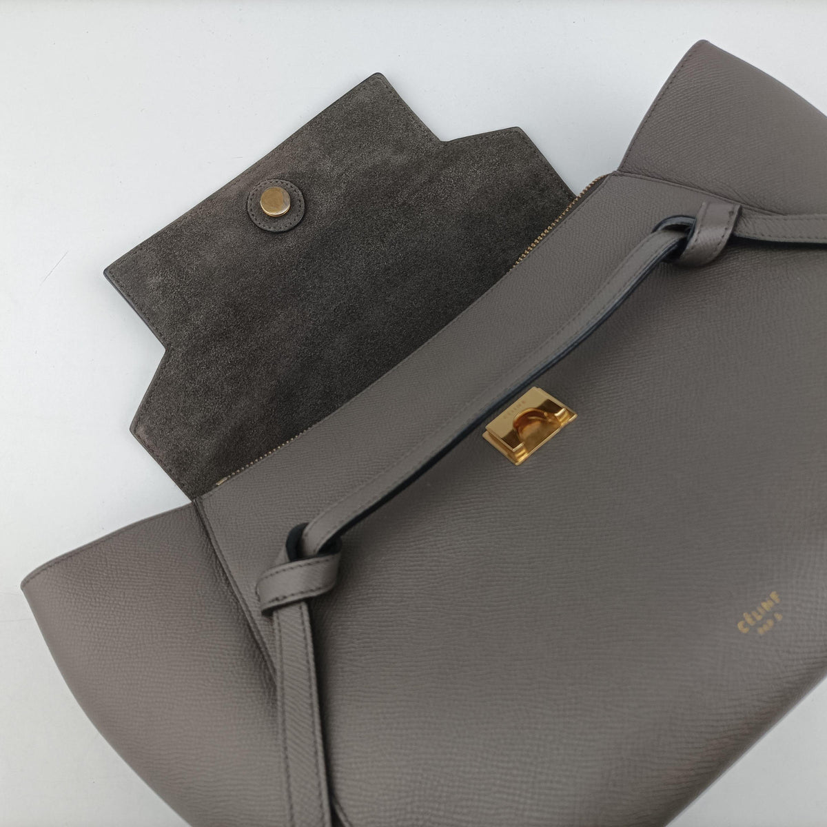 Belt Mini Grey Leather U-LM-0158ベルトミニ グレー レザー U-LM-0158