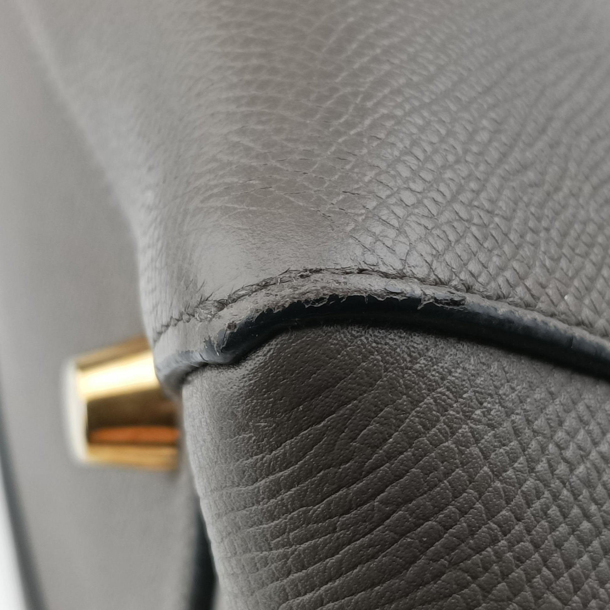 Belt Mini Grey Leather U-LM-0158ベルトミニ グレー レザー U-LM-0158