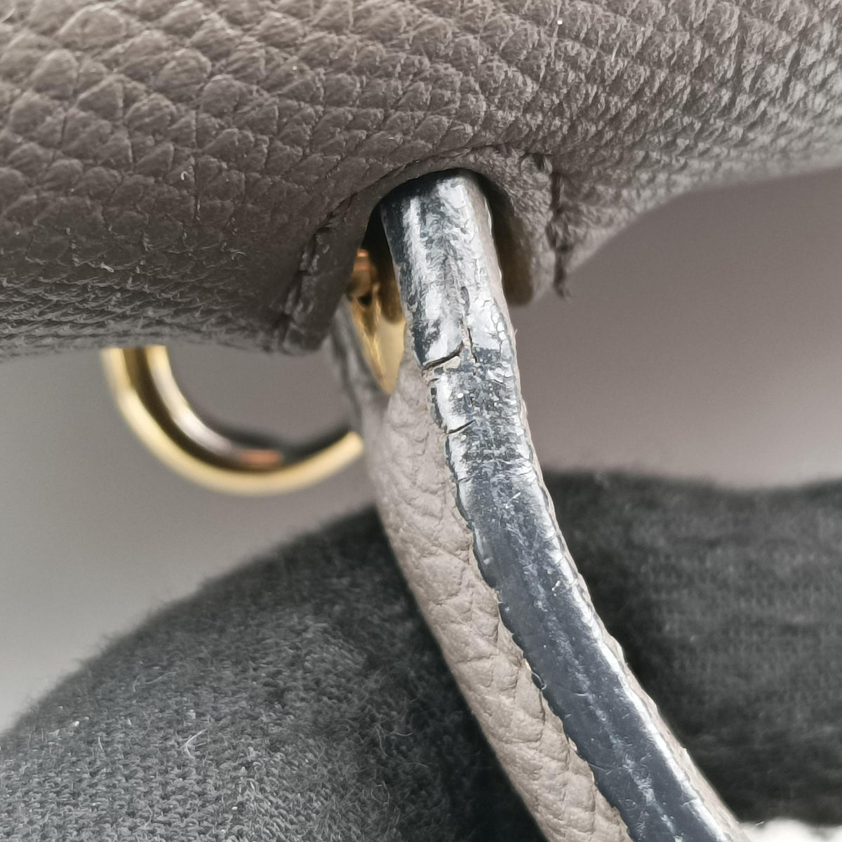 Belt Mini Grey Leather U-LM-0158ベルトミニ グレー レザー U-LM-0158