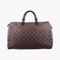 Secondhand Louis Vuitton Speedy 30 EBENE Damier Canvas N41523 handbag | stylenewstar