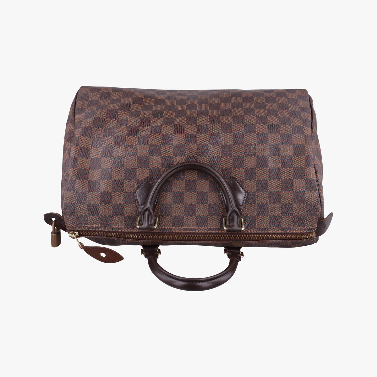 Secondhand Louis Vuitton Speedy 30 EBENE Damier Canvas N41523 handbag | stylenewstar
