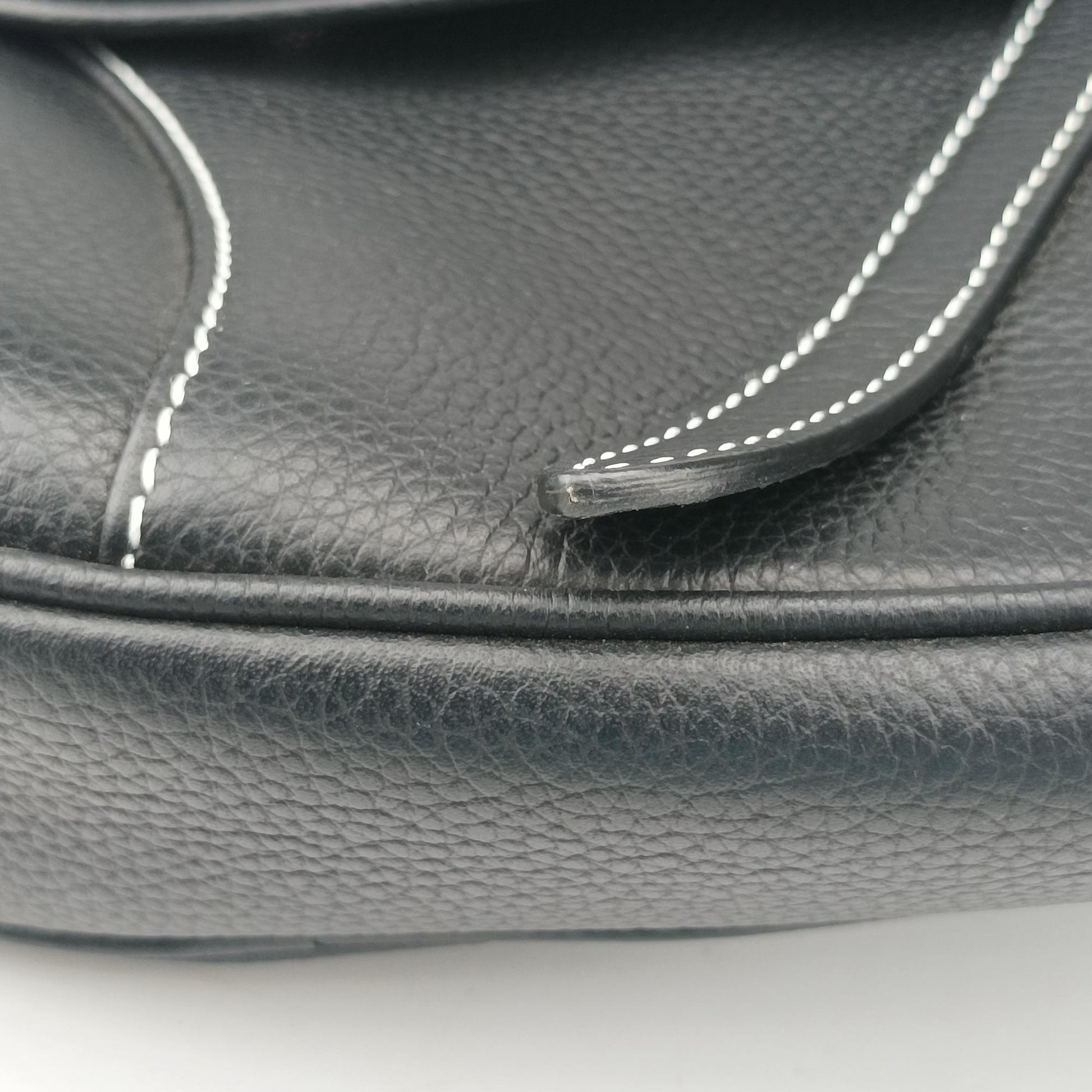 saddle Black leather 21-BO-0253サドル ブラック レザー 21-BO-0253