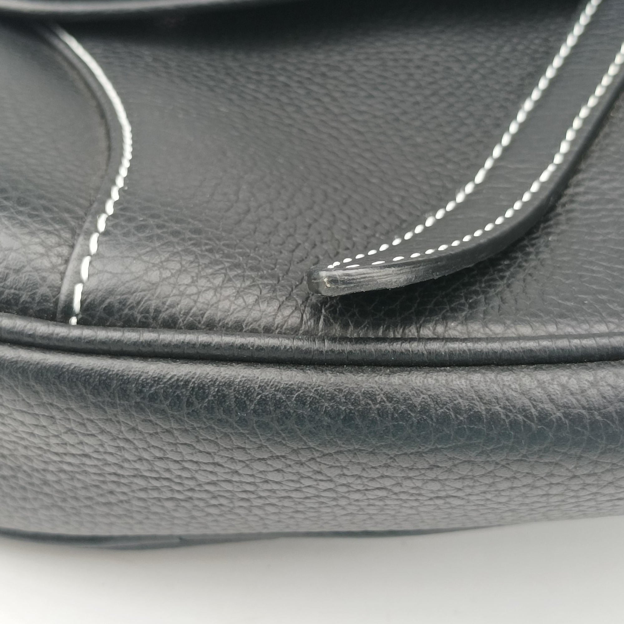 saddle Black leather 21-BO-0253サドル ブラック レザー 21-BO-0253