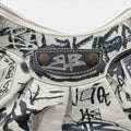 Le Cagole White × Black lambskin 671309.9060.Q.528147ル カゴール ホワイト × ブラック ラムスキン 671309.9060.Q.528147