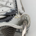 Le Cagole White × Black lambskin 671309.9060.Q.528147ル カゴール ホワイト × ブラック ラムスキン 671309.9060.Q.528147