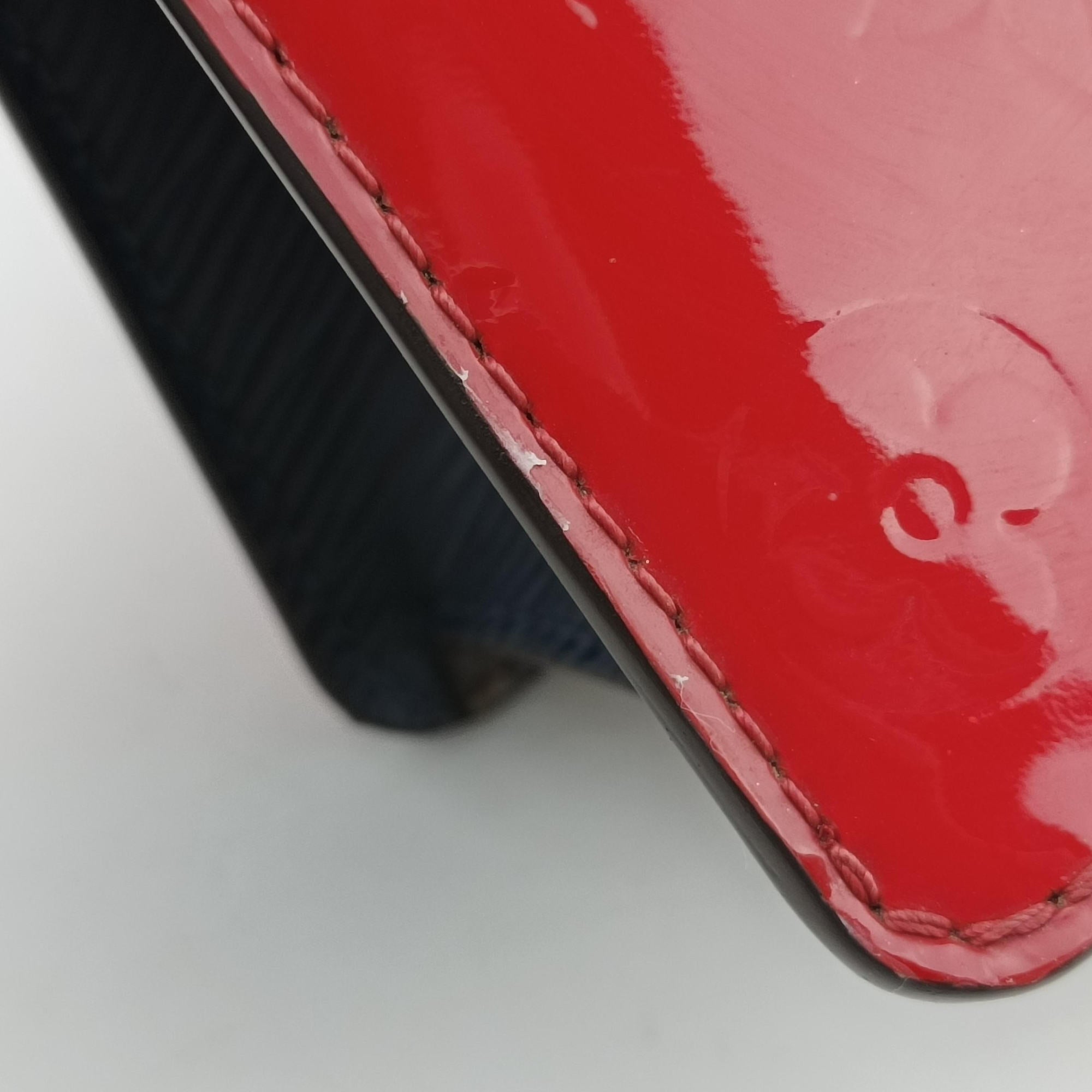 Spring street PM Scarlet Red Vernis×Epir×Monogram Canvas M90505 NZ1169 IC ChipスプリングストリートPM スカーレット ヴェルニ×エピ×モノグラムキャンバス M90505 NZ1169 ICチップ