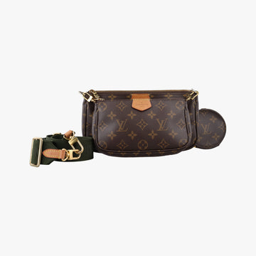MULTI POCHETTE ACCESSOIRES brown×khaki Monogram Canvas M44840 IC Chipミュルティポシェットアクセソワール モノグラム/ブラウン×カーキ モノグラムキャンバス M44840 ICチップ