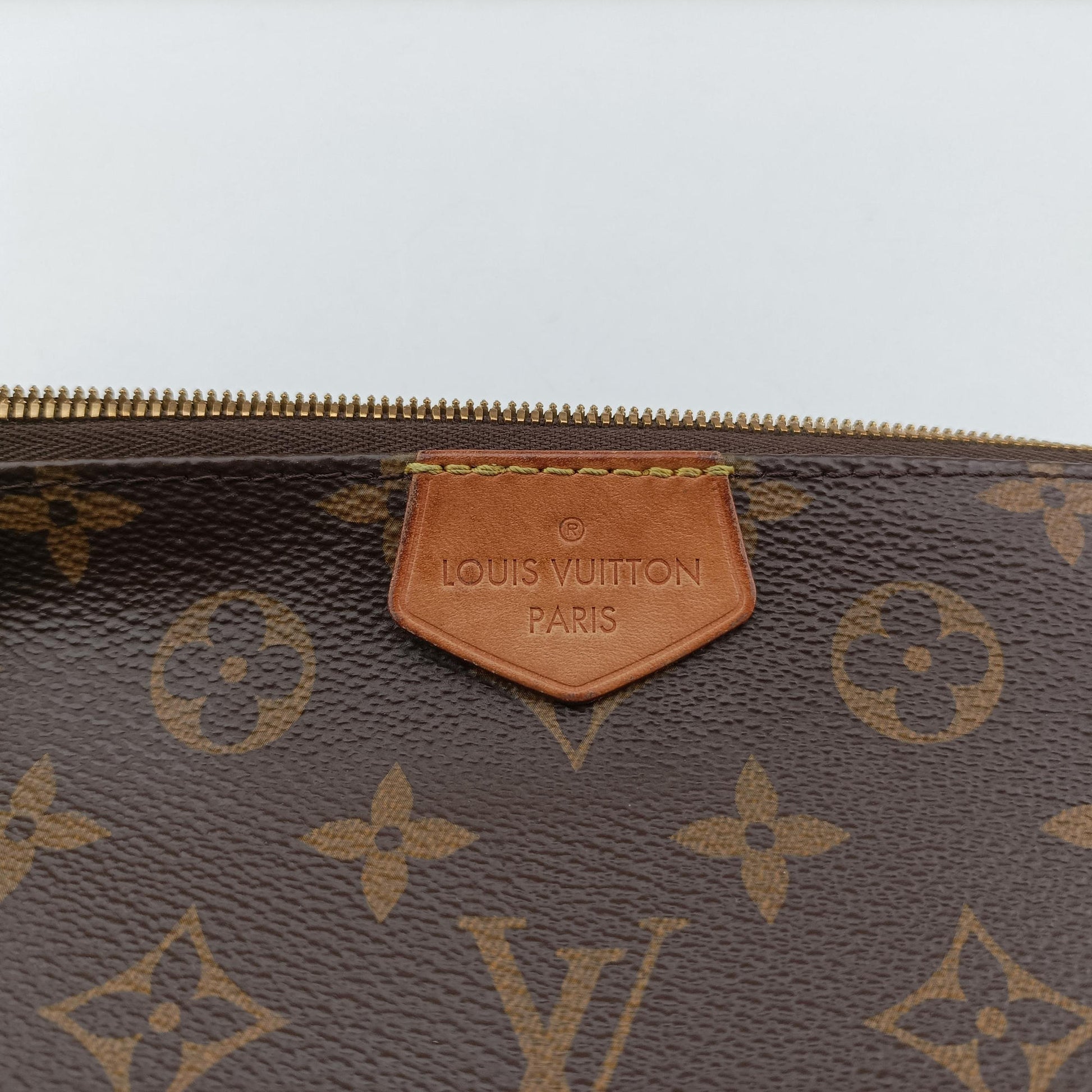 MULTI POCHETTE ACCESSOIRES brown×khaki Monogram Canvas M44840 IC Chipミュルティポシェットアクセソワール モノグラム/ブラウン×カーキ モノグラムキャンバス M44840 ICチップ