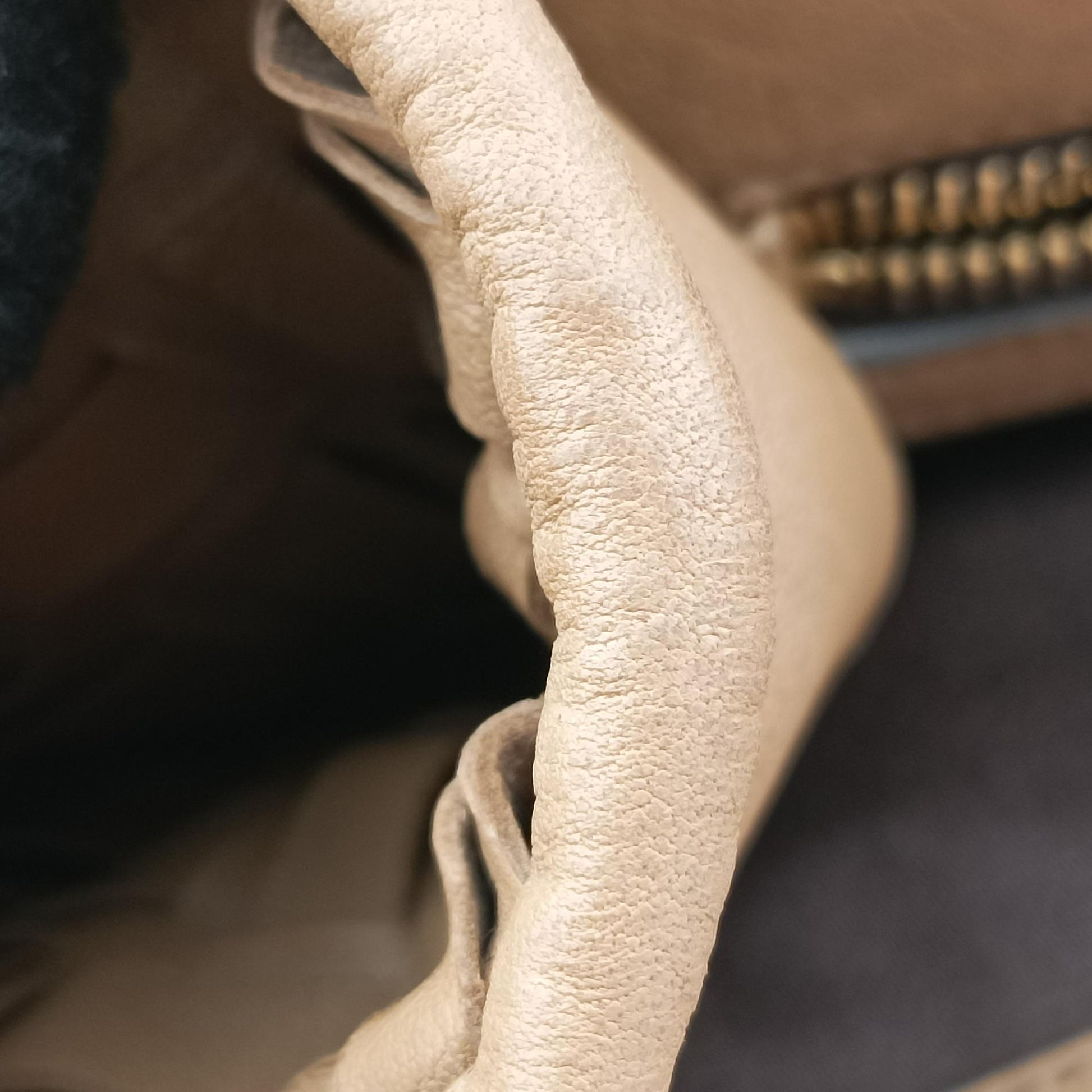 Pre-owned Miu Miu Intrecciato Brown leather  handbag | stylenewstar