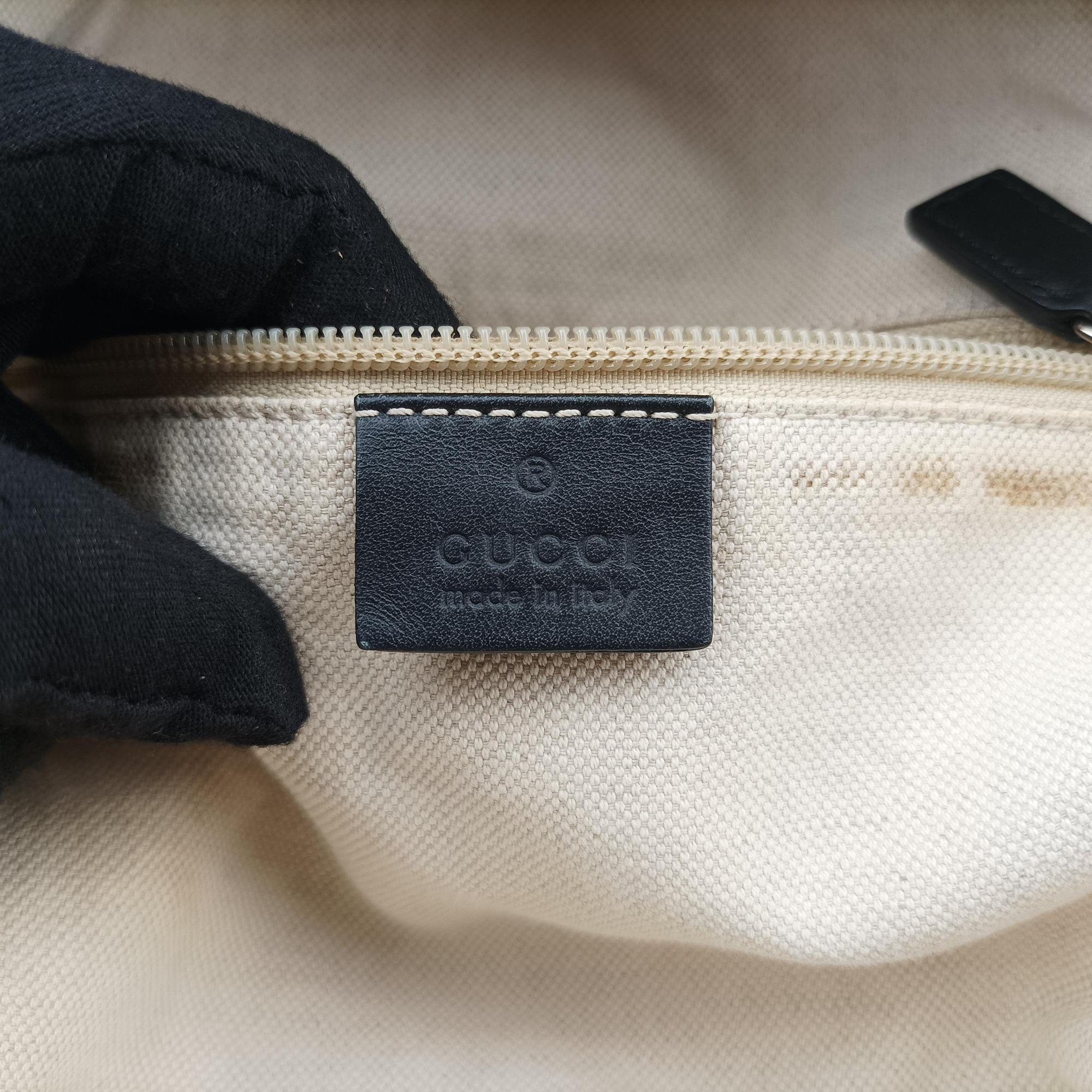 Guccissima Nylon Black nylon 190278 F013812950GGグッチシマ ナイロン ブラック ナイロン 190278 F013812950