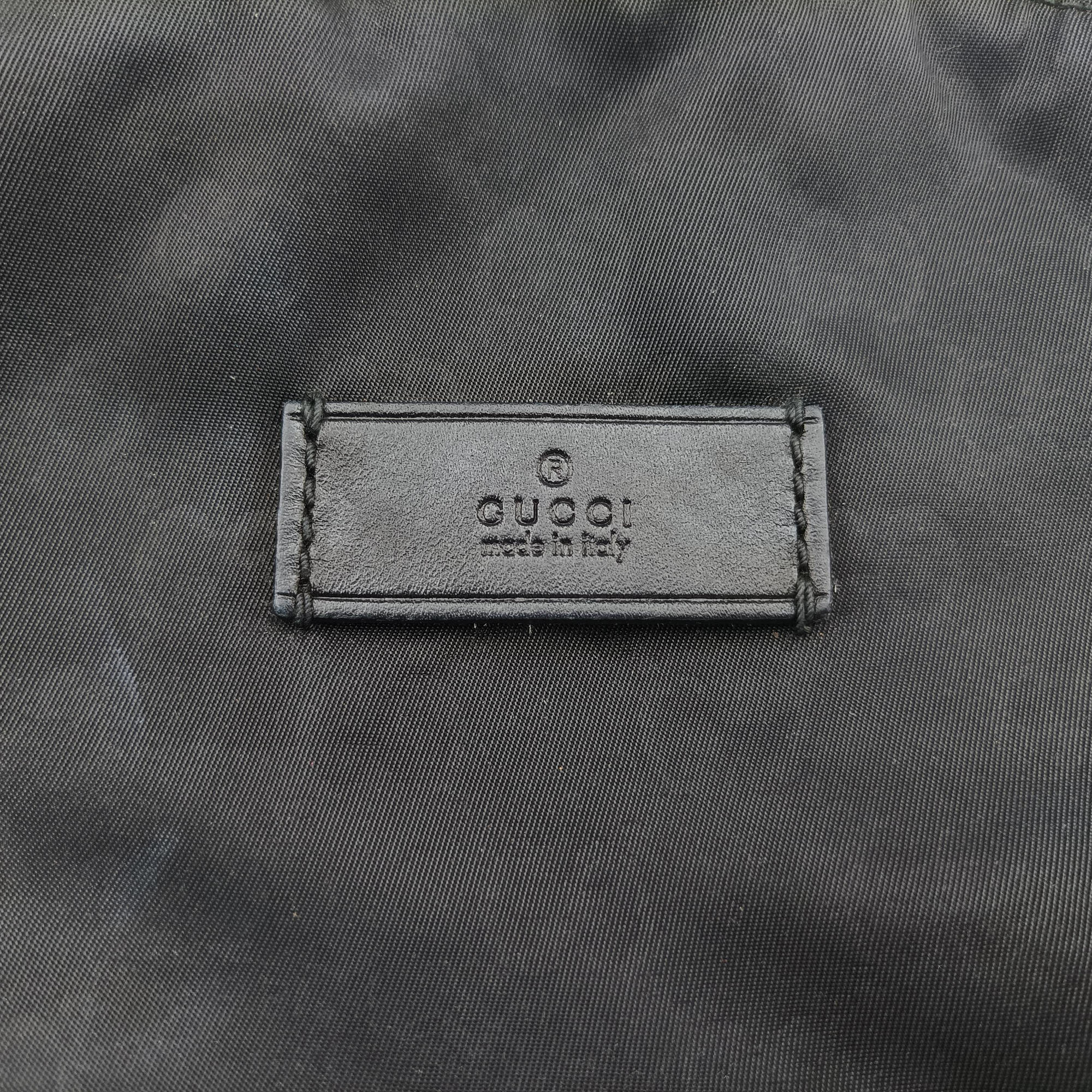 Guccissima Nylon Black nylon 190278 F013812950GGグッチシマ ナイロン ブラック ナイロン 190278 F013812950