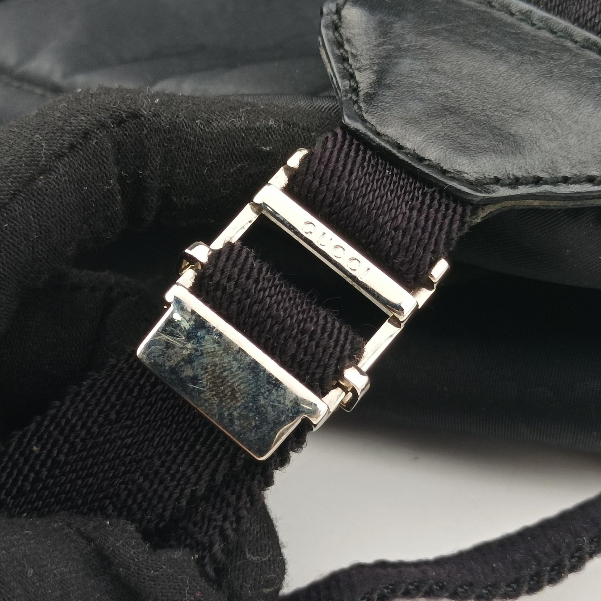 Guccissima Nylon Black nylon 190278 F013812950GGグッチシマ ナイロン ブラック ナイロン 190278 F013812950