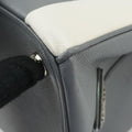 Pre-owned Prada Galleria White× Gray Saffiano Leather  shoulderbag | stylenewstar