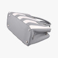 Pre-owned Prada Galleria White× Gray Saffiano Leather  shoulderbag | stylenewstar