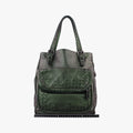Iridescent Scarabee Iridescent Multi Pocket Tote  Iridescent Green Leather 248520 VP381 3320 EPEV 2010 5026 Aイントレチャート スカラベ マルチポケット イントレチャート トート メタリックグリーン レザー 248520 VP381 3320 EPEV 2010 5026 A