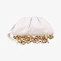 THE Chain Pouch White lambskin P01437586Fザ チェーンポーチ ホワイト ラムスキン P01437586F