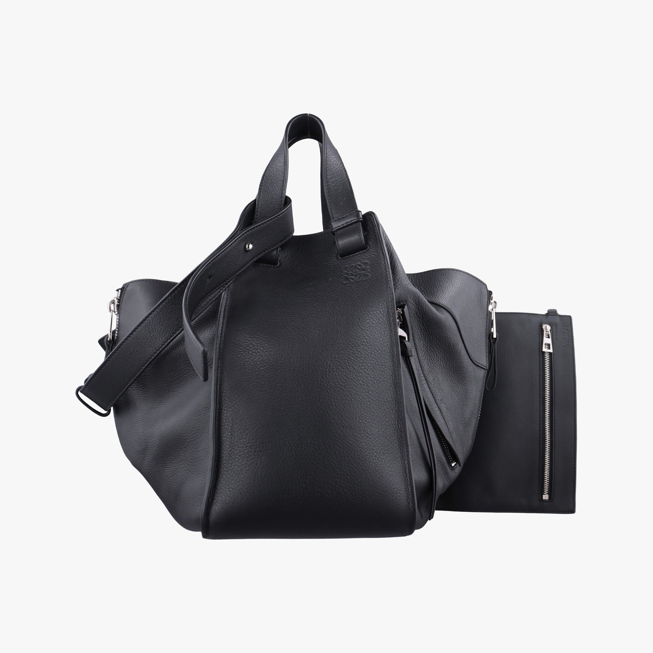 Secondhand Loewe hammock Black leather  shoulderbag | stylenewstar