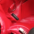 Pre-owned Miu Miu Madras Pink × Red Leather  shoulderbag | stylenewstar