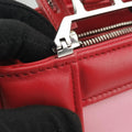 Pre-owned Miu Miu Madras Pink × Red Leather  shoulderbag | stylenewstar