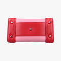 Pre-owned Miu Miu Madras Pink × Red Leather  shoulderbag | stylenewstar