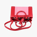 Pre-owned Miu Miu Madras Pink × Red Leather  shoulderbag | stylenewstar