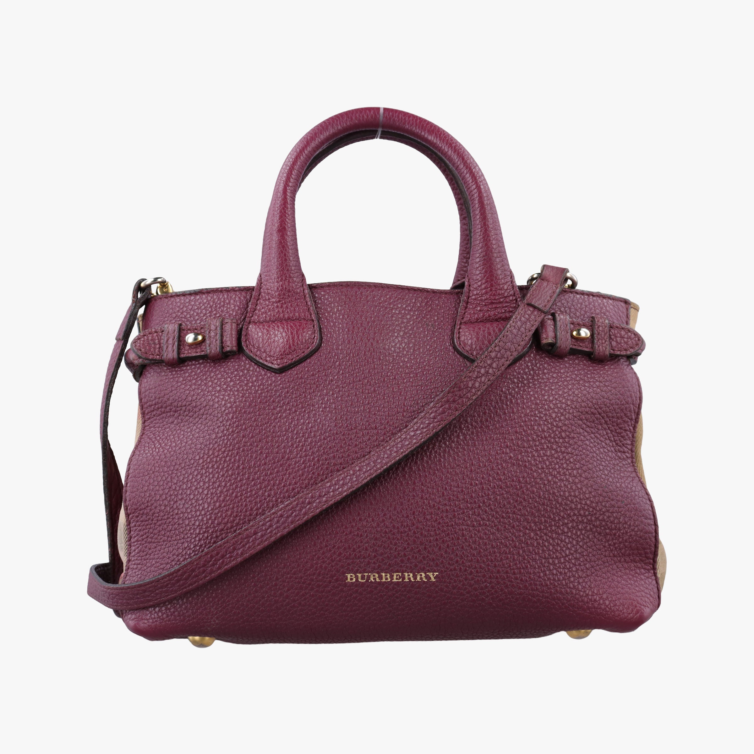 The Banner Burgundy×Multicolor Leather × canvas ITCFAND10SCA 3962173/65Bバナー ワインレッド×マルチカラー レザー×キャンバス ITCFAND10SCA 3962173/65B