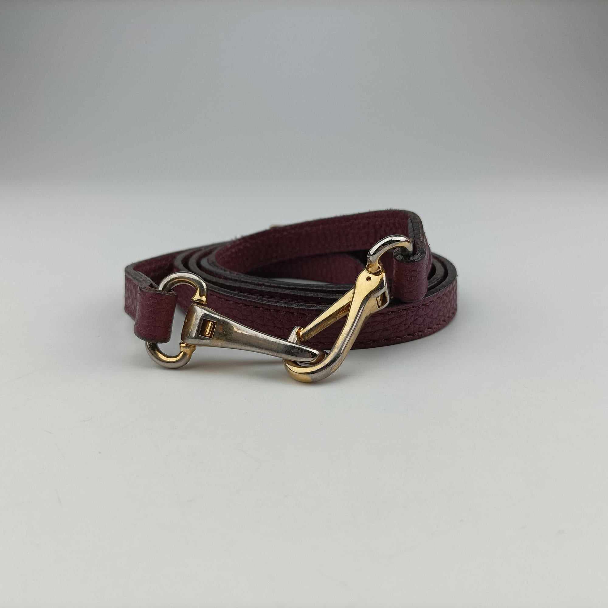 The Banner Burgundy×Multicolor Leather × canvas ITCFAND10SCA 3962173/65Bバナー ワインレッド×マルチカラー レザー×キャンバス ITCFAND10SCA 3962173/65B