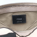 Pre-owned Fendi Travel Beige Canvas ×  Calf Leather 7VA552 shoulderbag | stylenewstar