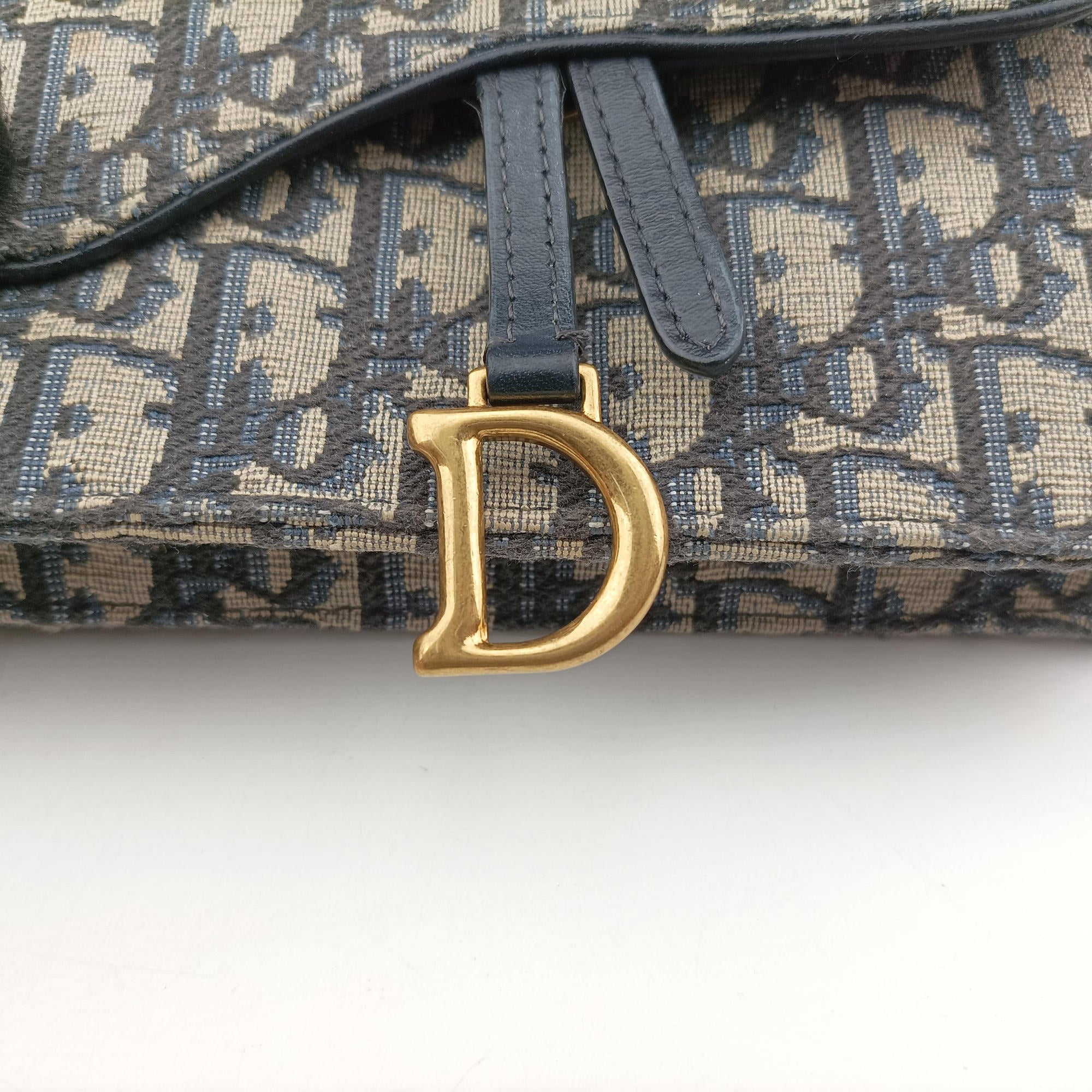 Saddle Navy×Gray Jacquard x Leather 12-MA-0252サドル ネイビー×グレー ジャガード×レザー 12-MA-0252