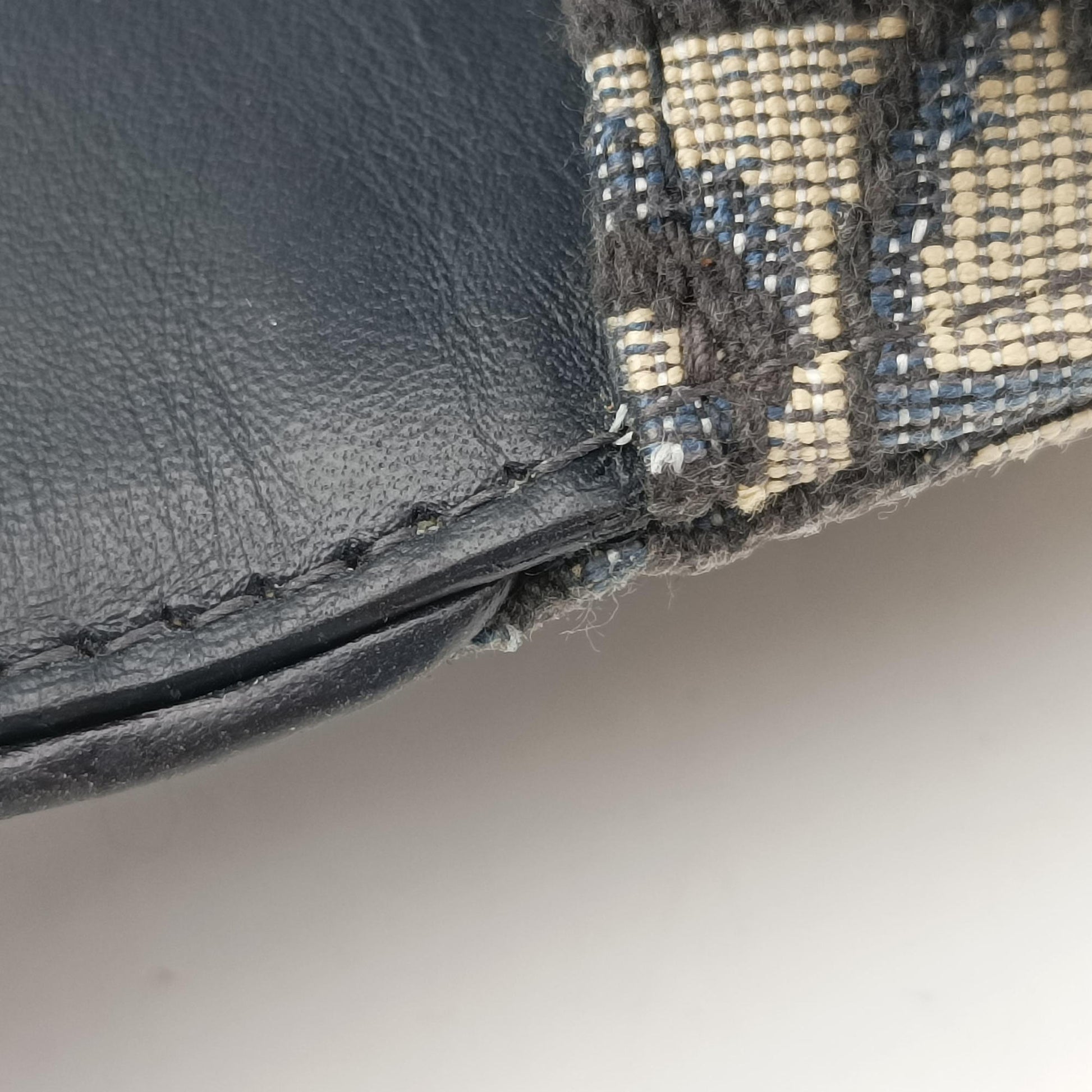 Saddle Navy×Gray Jacquard x Leather 12-MA-0252サドル ネイビー×グレー ジャガード×レザー 12-MA-0252