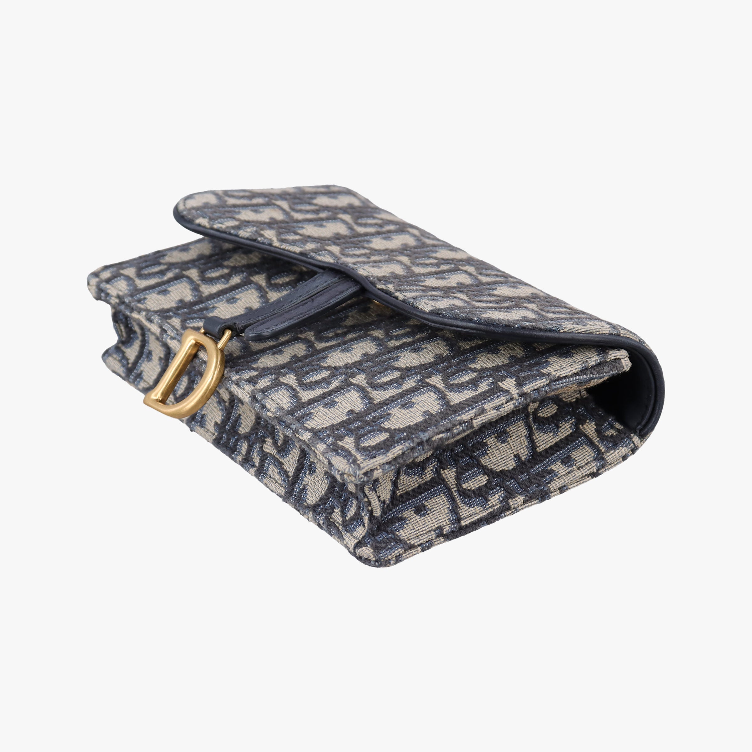 Saddle Navy×Gray Jacquard x Leather 12-MA-0252サドル ネイビー×グレー ジャガード×レザー 12-MA-0252