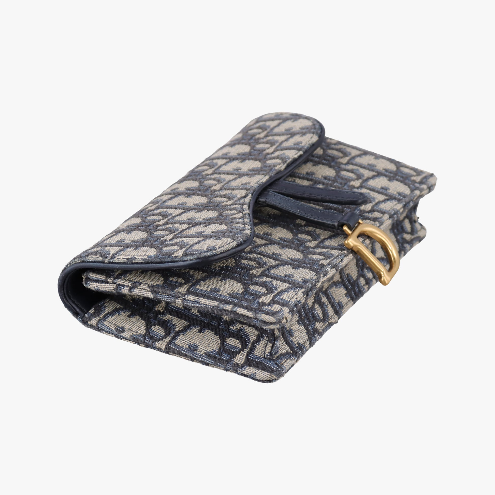 Saddle Navy×Gray Jacquard x Leather 12-MA-0252サドル ネイビー×グレー ジャガード×レザー 12-MA-0252