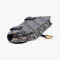 Saddle Navy×Gray Jacquard x Leather 12-MA-0252サドル ネイビー×グレー ジャガード×レザー 12-MA-0252