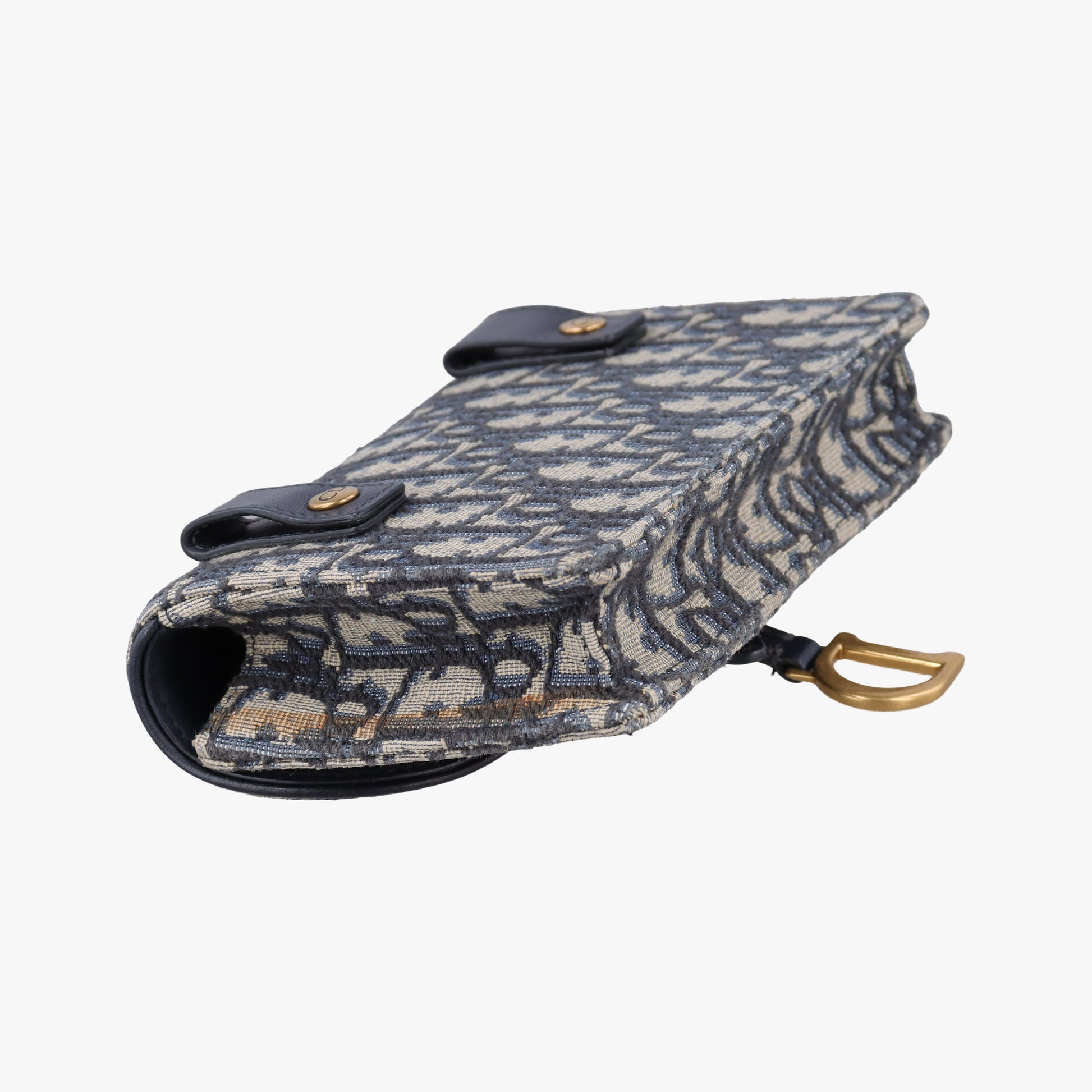 Saddle Navy×Gray Jacquard x Leather 12-MA-0252サドル ネイビー×グレー ジャガード×レザー 12-MA-0252