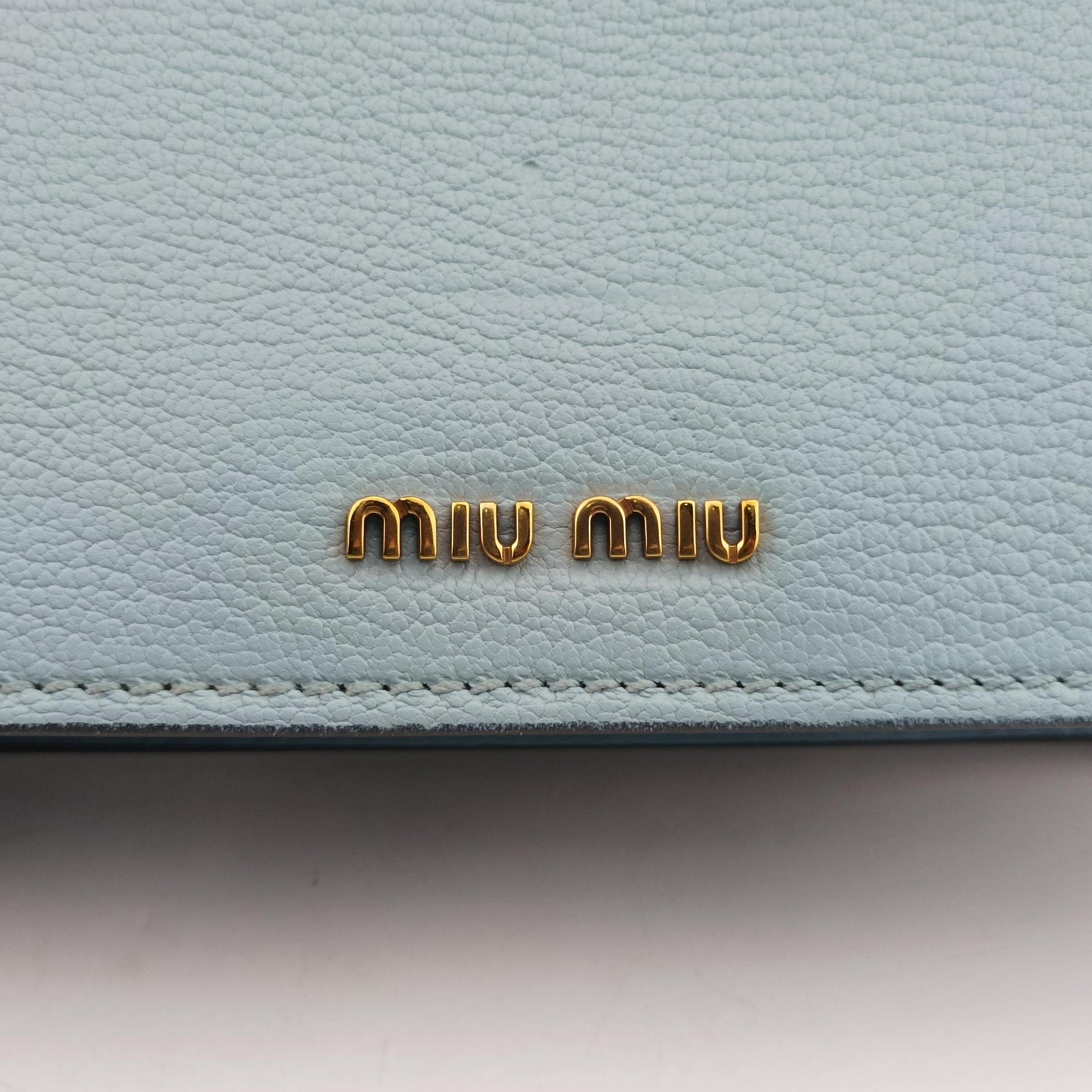 Miu Lady Blue×multiclor Leather 235ミュウレディ ブルー×マルチカラー レザー 235