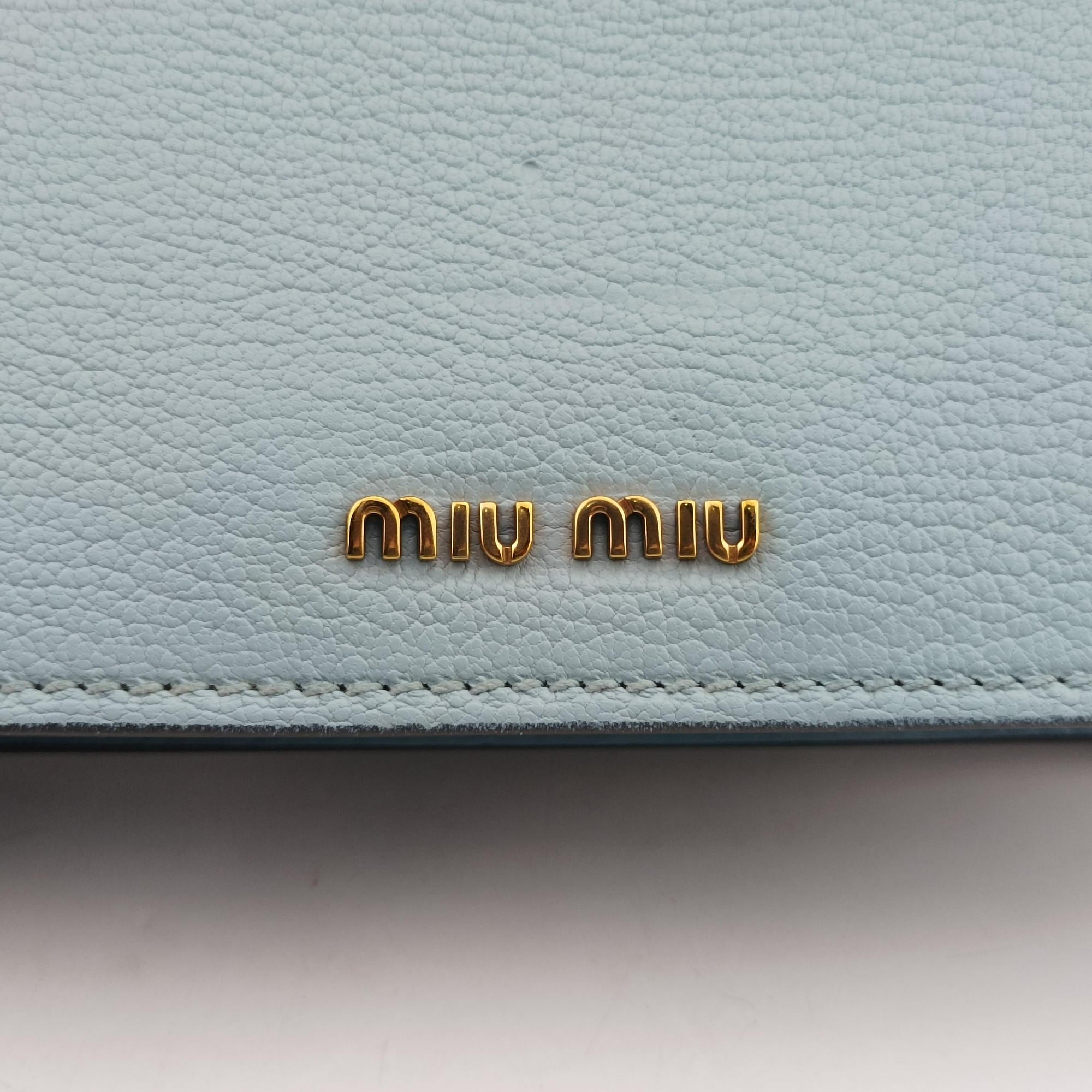 Miu Lady Blue×multiclor Leather 235ミュウレディ ブルー×マルチカラー レザー 235