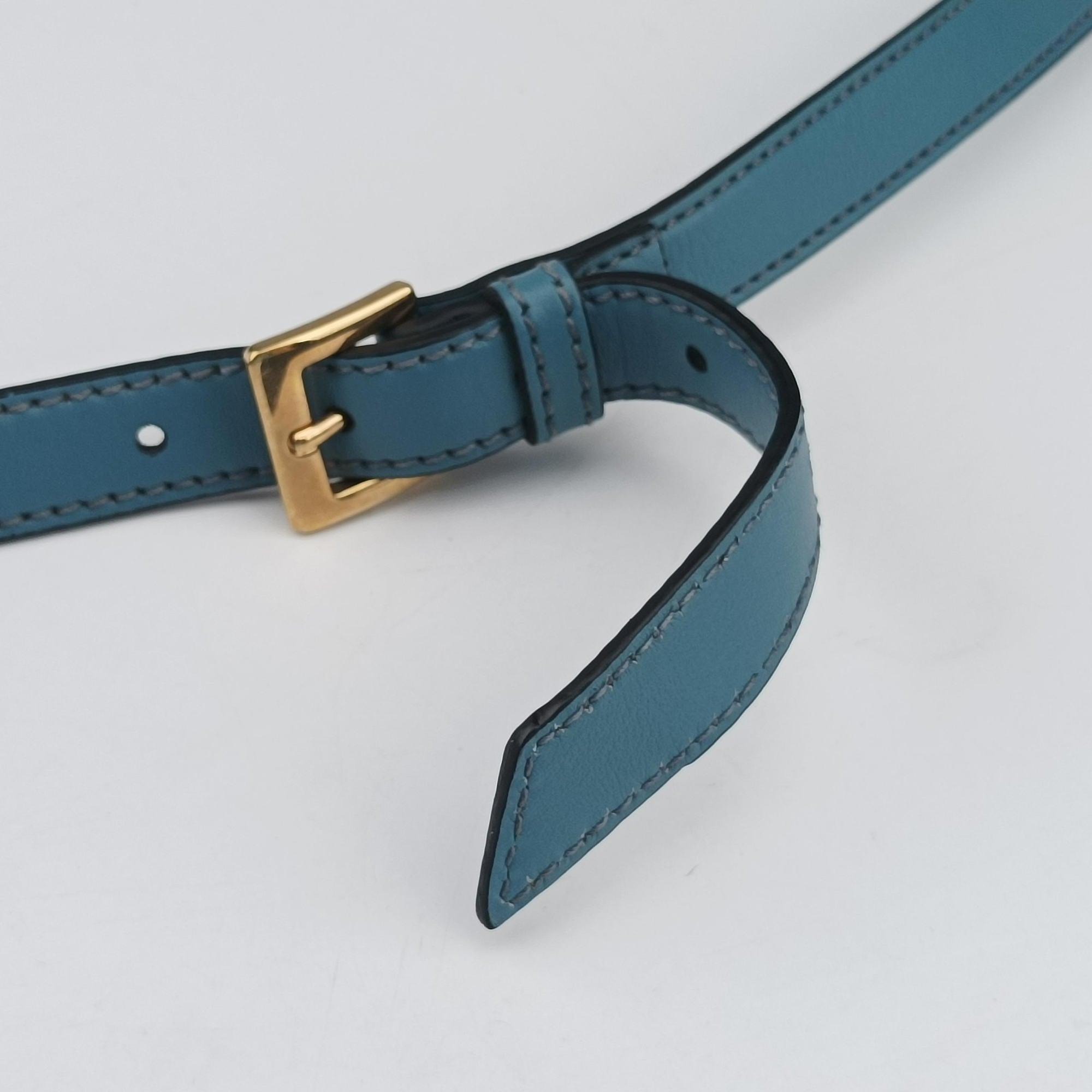 Miu Lady Blue×multiclor Leather 235ミュウレディ ブルー×マルチカラー レザー 235