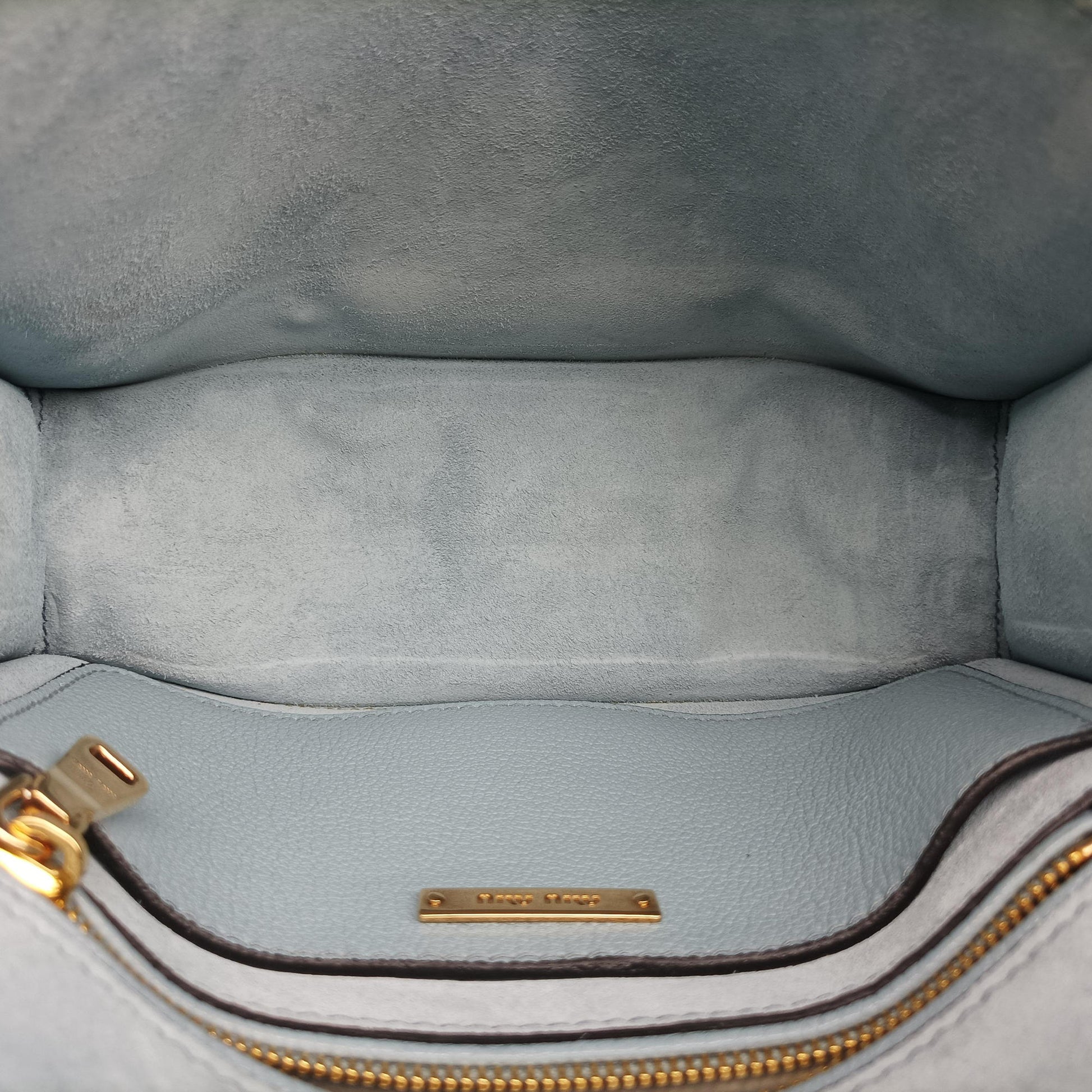 Miu Lady Blue×multiclor Leather 235ミュウレディ ブルー×マルチカラー レザー 235