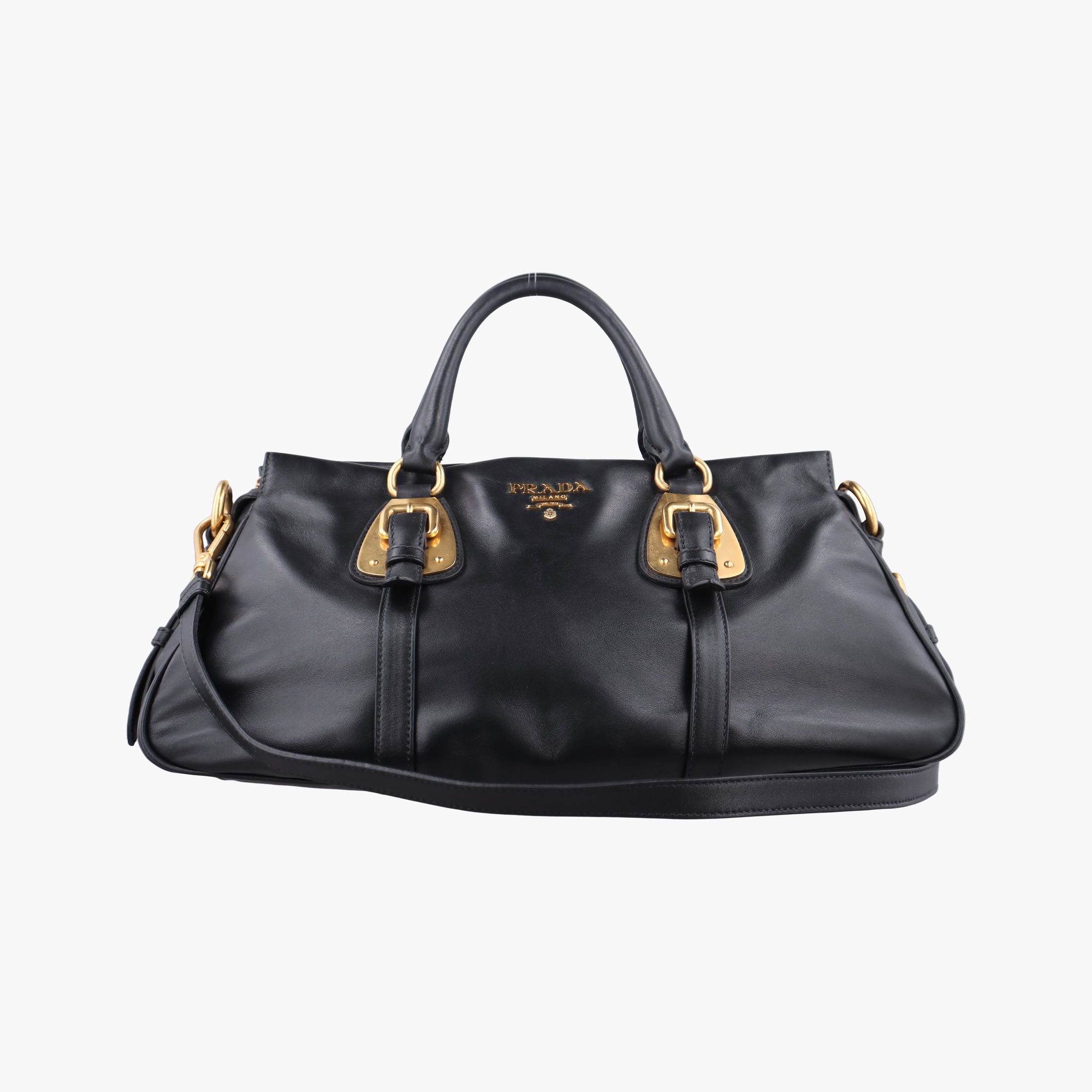 Vitello Daino Logo Black Leather BN1903 173ヴィッテロ ダイノ ロゴ ブラック レザー BN1903 173