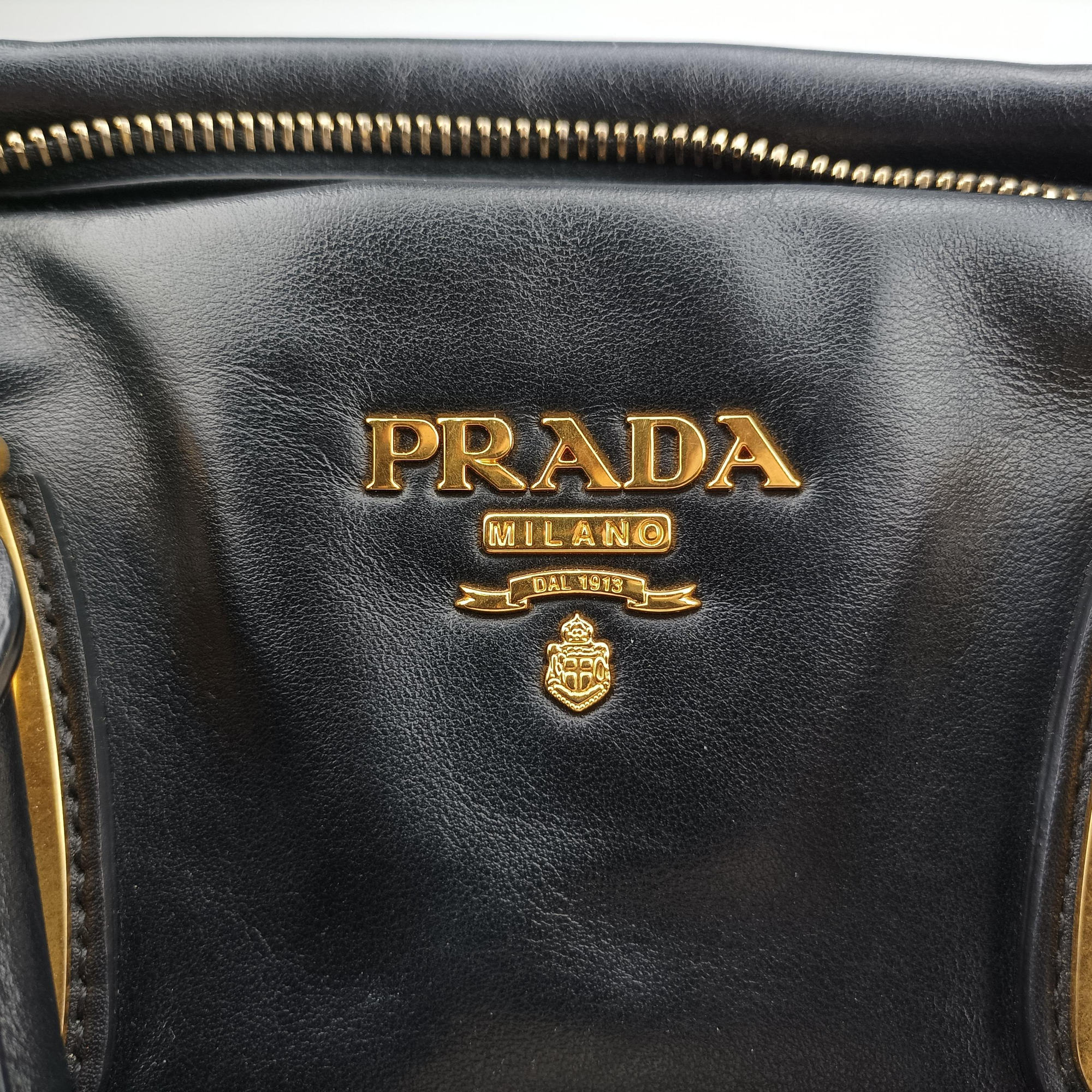 Vitello Daino Logo Black Leather BN1903 173ヴィッテロ ダイノ ロゴ ブラック レザー BN1903 173