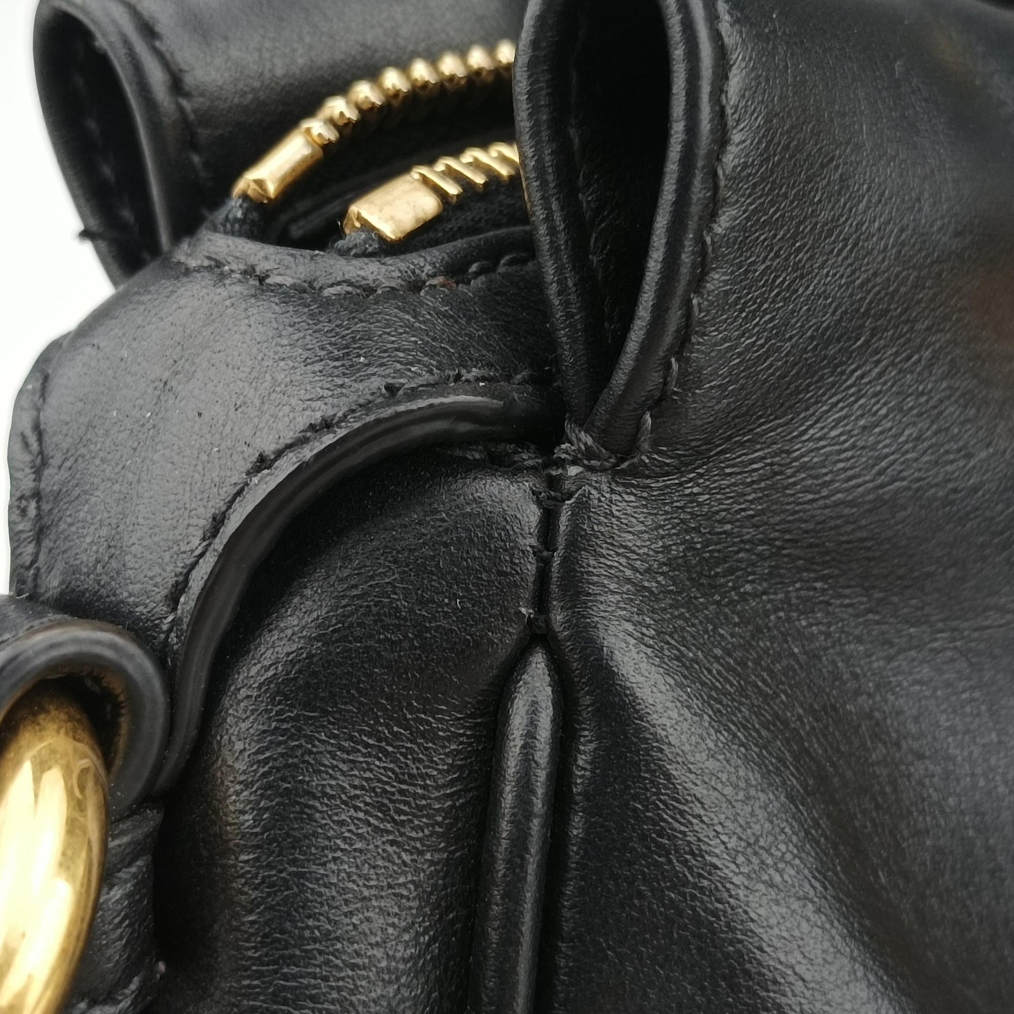 Vitello Daino Logo Black Leather BN1903 173ヴィッテロ ダイノ ロゴ ブラック レザー BN1903 173