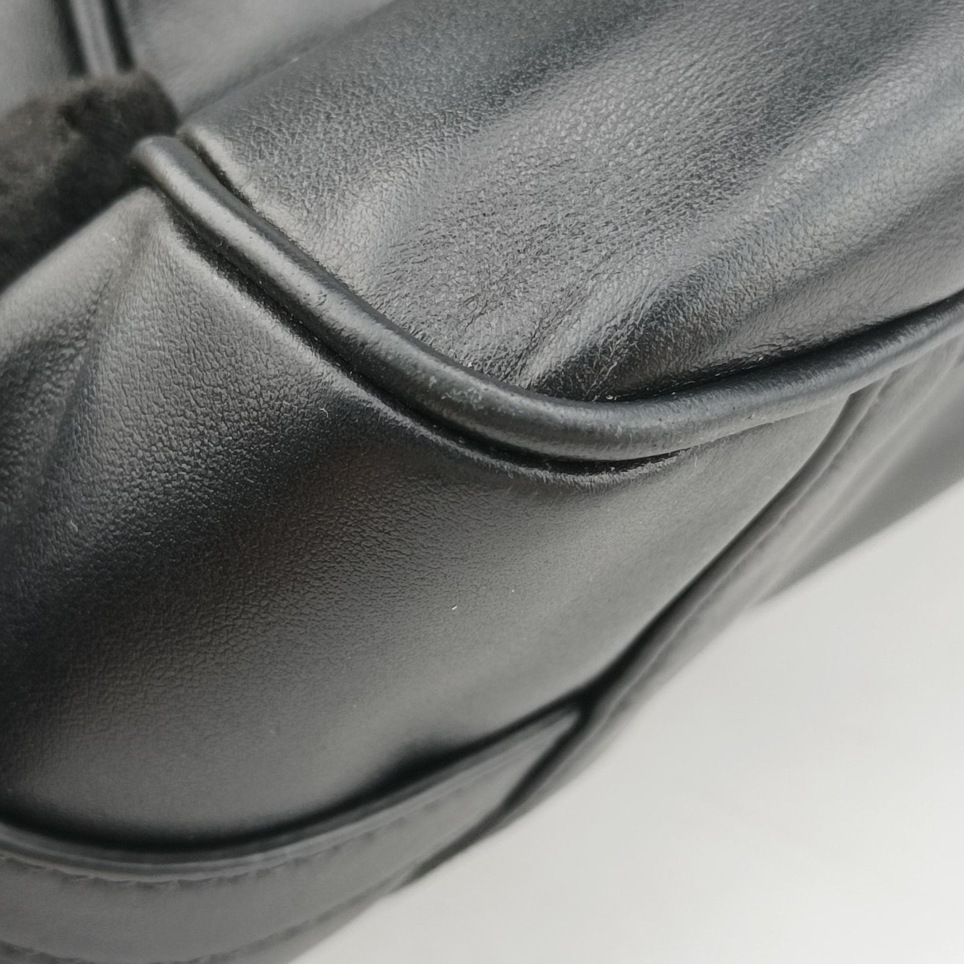 Vitello Daino Logo Black Leather BN1903 173ヴィッテロ ダイノ ロゴ ブラック レザー BN1903 173