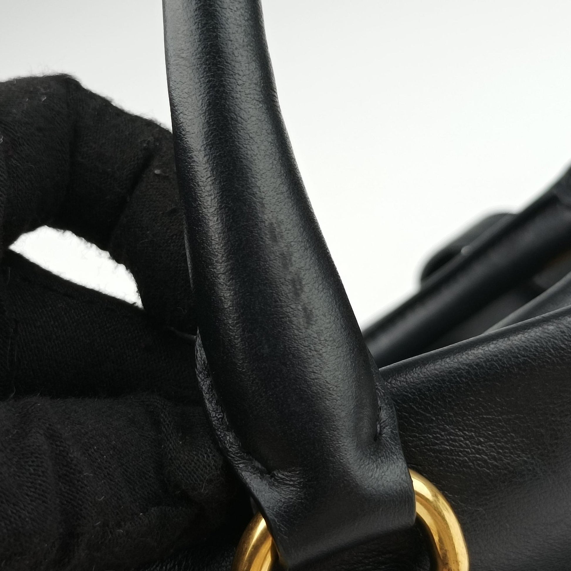Vitello Daino Logo Black Leather BN1903 173ヴィッテロ ダイノ ロゴ ブラック レザー BN1903 173