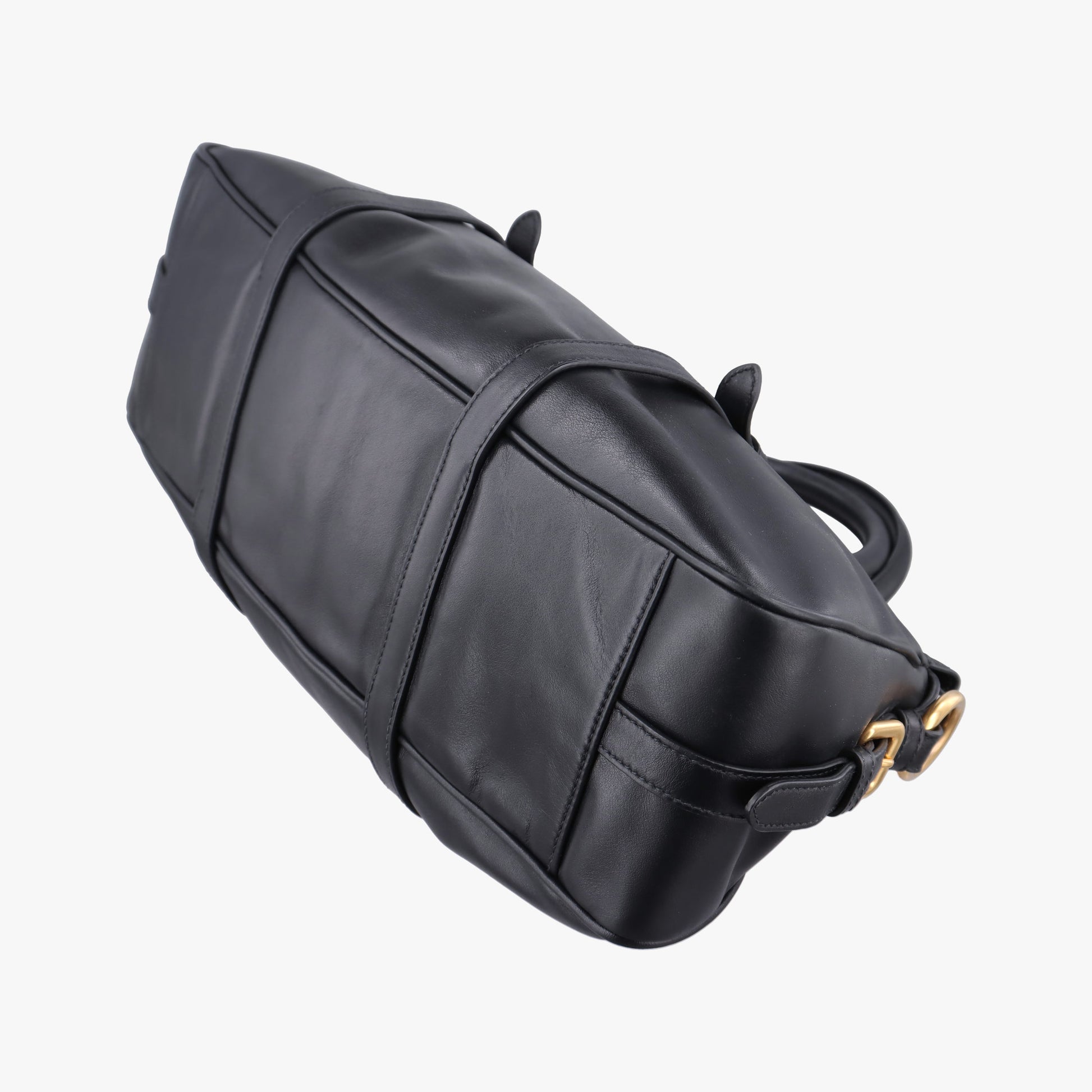 Vitello Daino Logo Black Leather BN1903 173ヴィッテロ ダイノ ロゴ ブラック レザー BN1903 173