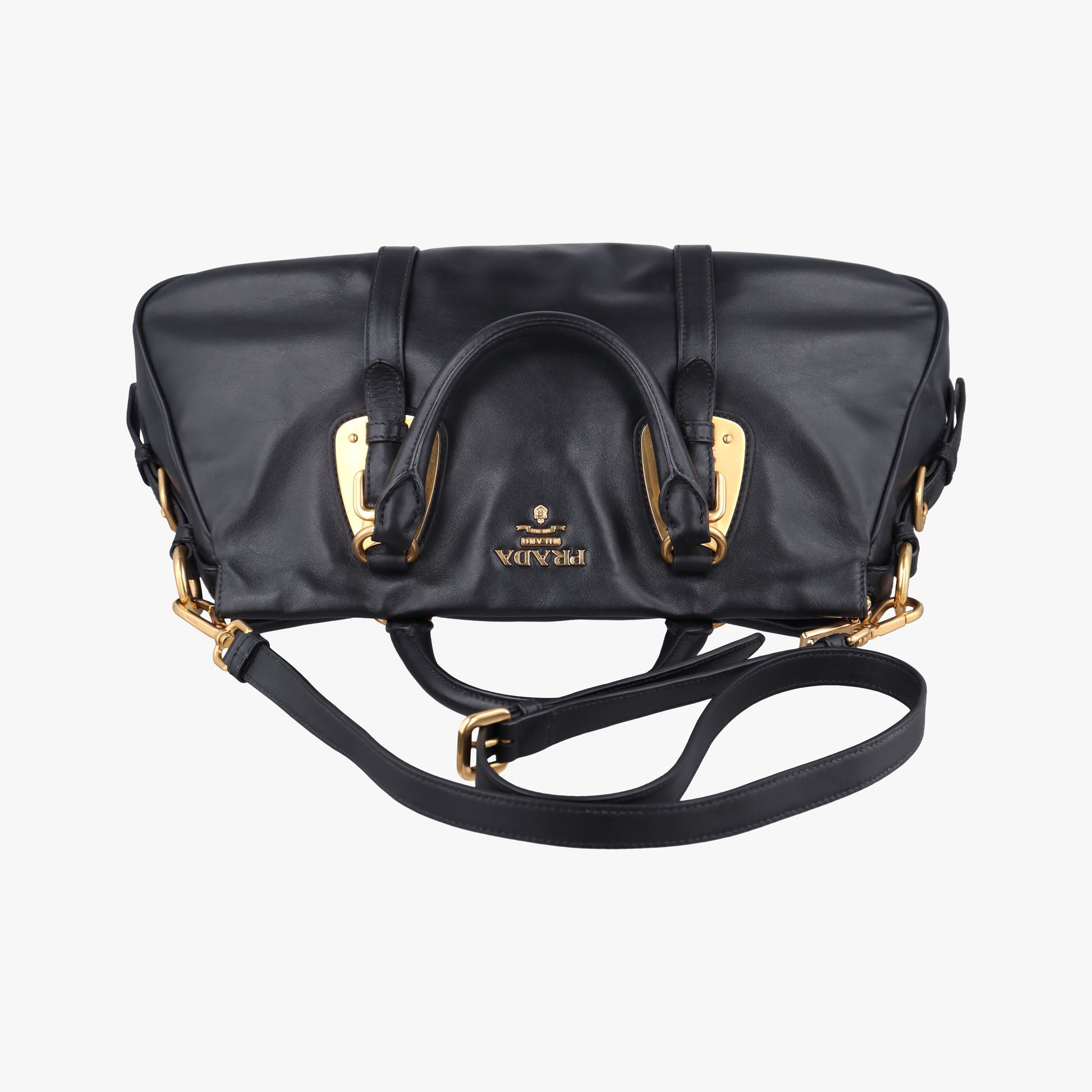 Vitello Daino Logo Black Leather BN1903 173ヴィッテロ ダイノ ロゴ ブラック レザー BN1903 173
