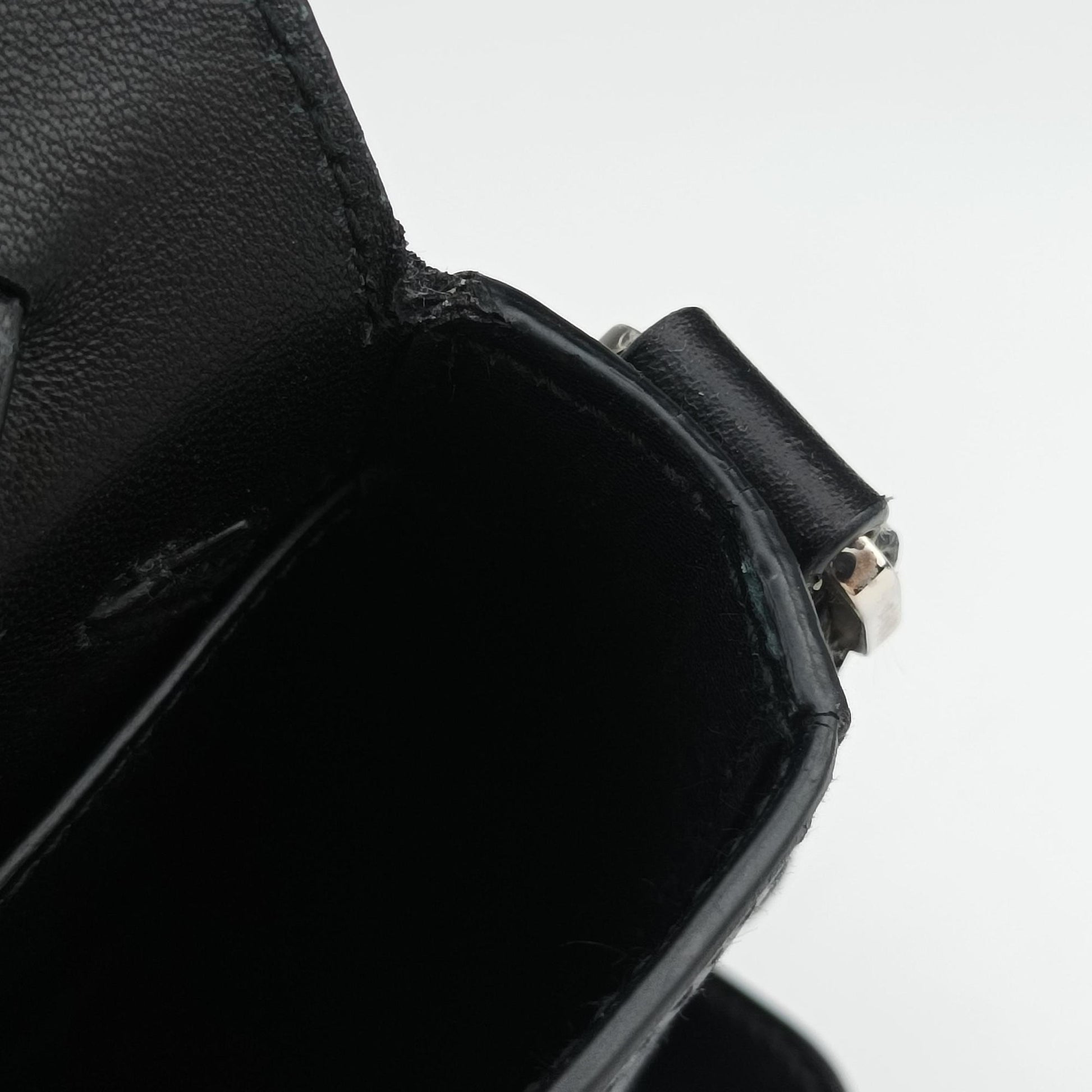 Vitello Intreccio Tress Black Leather 7/18ヴィッテロ イントレッチオ トレス ブラック レザー 7/18